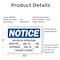 Signmission Hours Of Operation Mon - Fri _ Am - _, 10 in W x Rectangle, Plastic OS-2PACK-NS-P-710-L-13541 - alternate 5